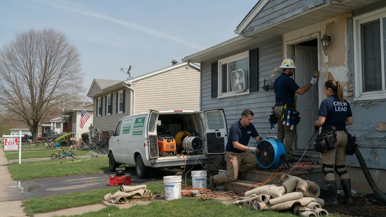 Flood Cleanup in Brighton, MI near me