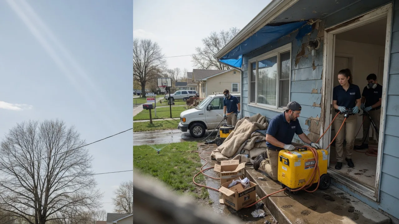 Basement Flood Cleanup in Brighton, MI near me